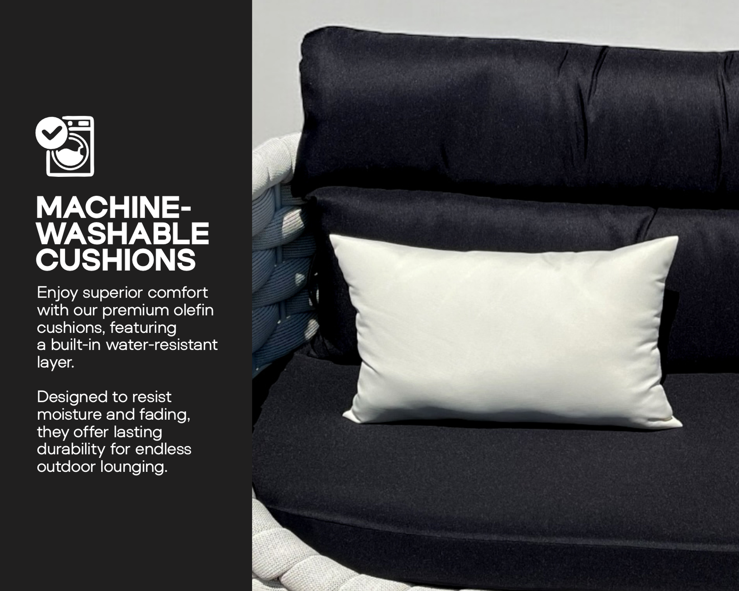 Taho Chunky Weave Sofa Set