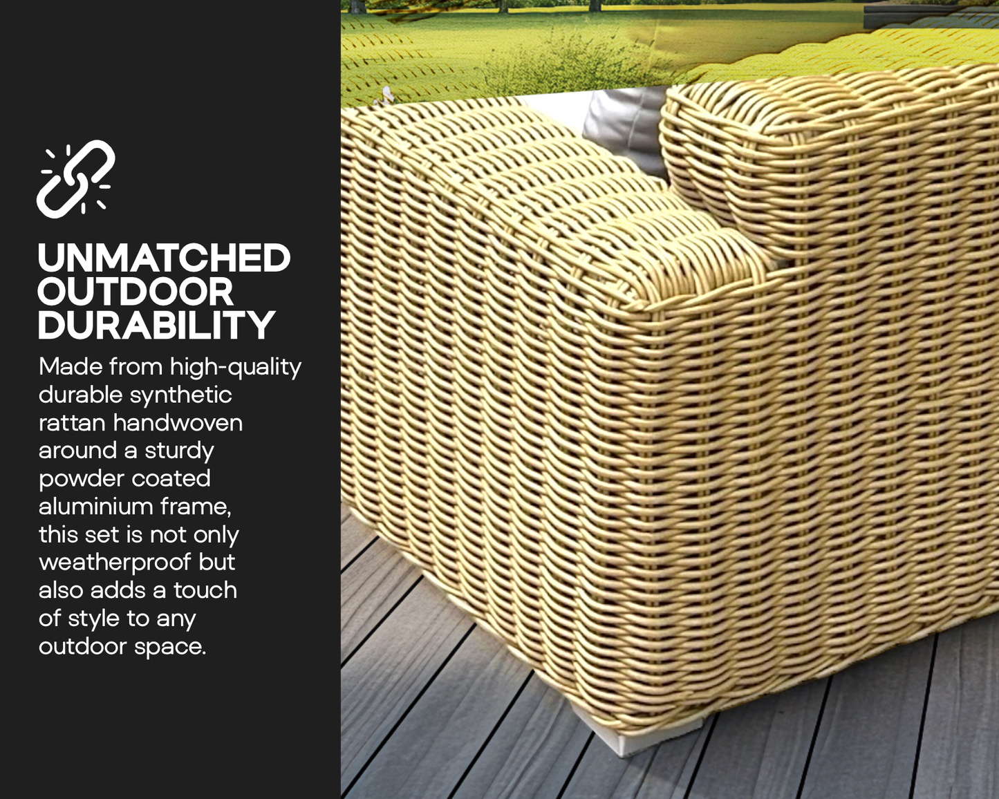 Marbella Polyrattan Sofa Set