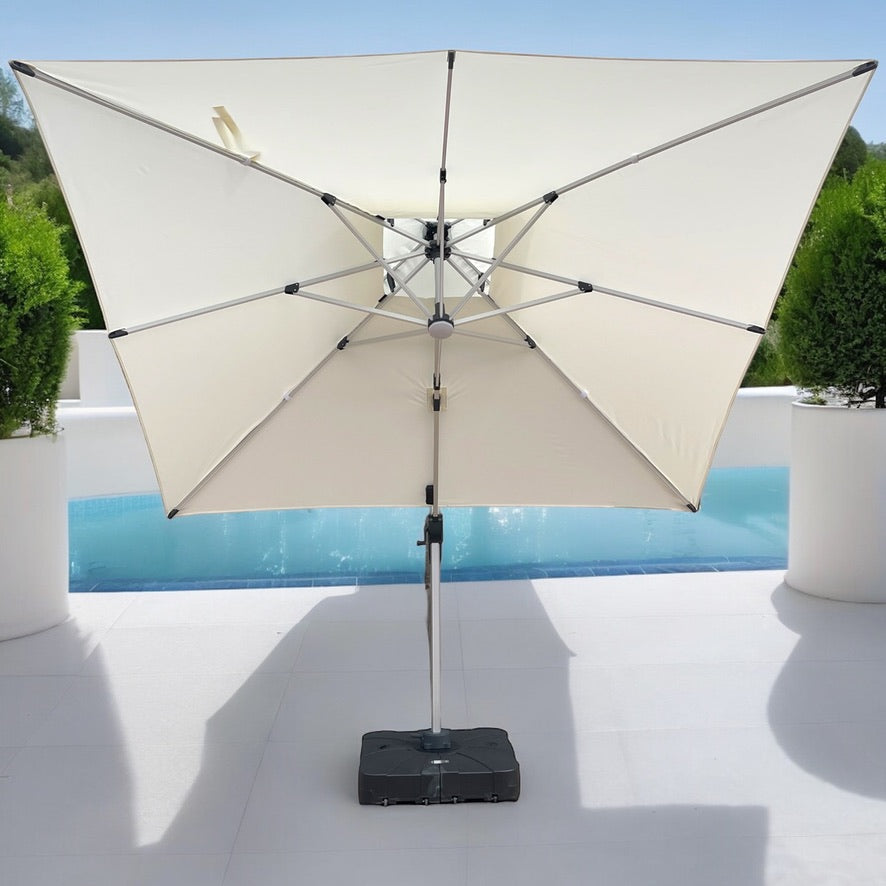 Ember 3mx3m LED Iluminated Parasol