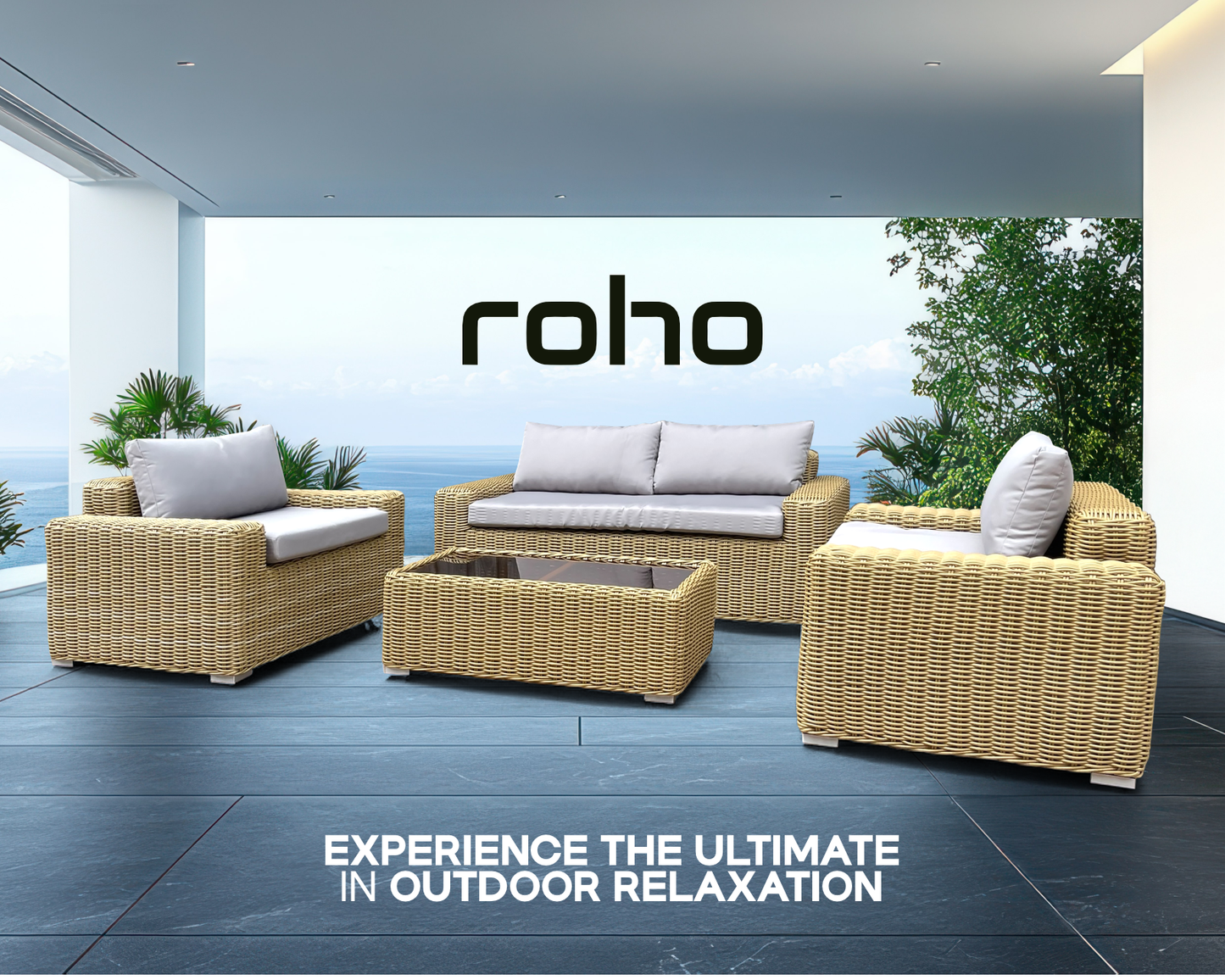 Marbella Polyrattan Sofa Set