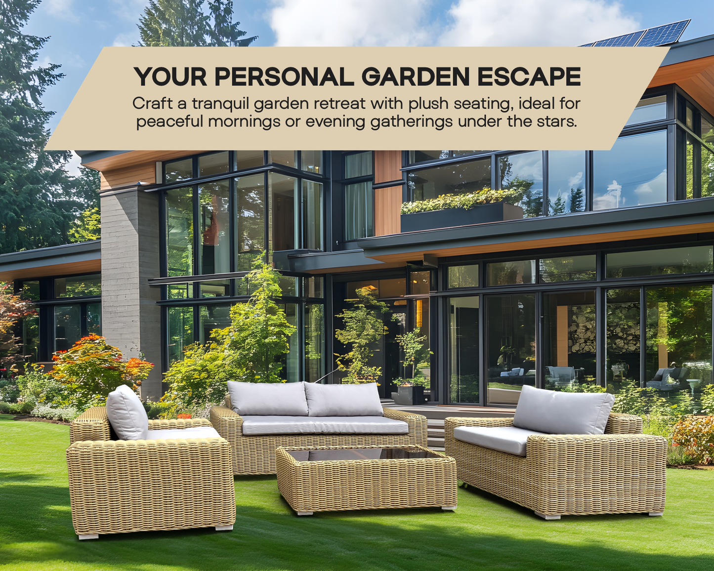 Marbella Polyrattan Sofa Set