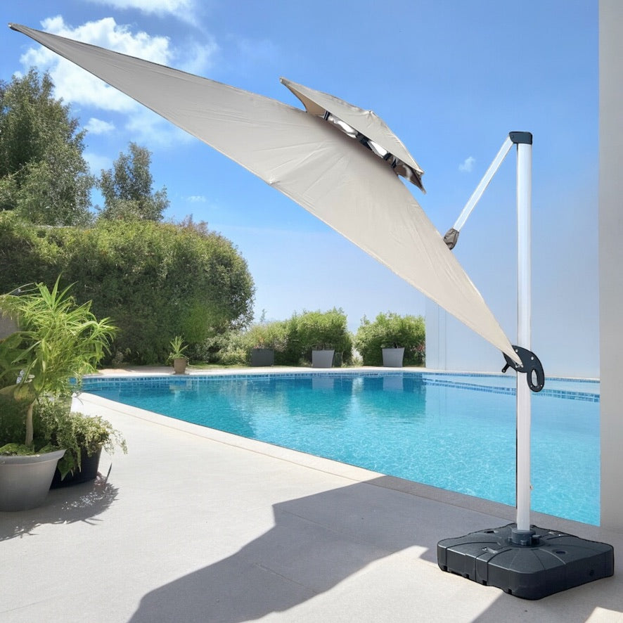 Ember 3mx3m LED Iluminated Parasol