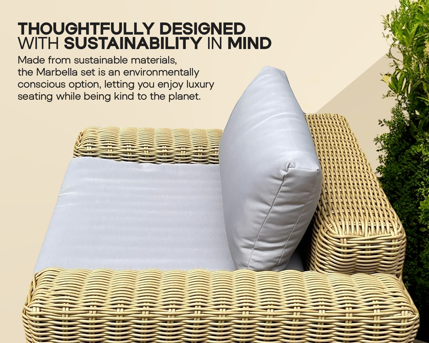 Marbella Polyrattan Sofa Set