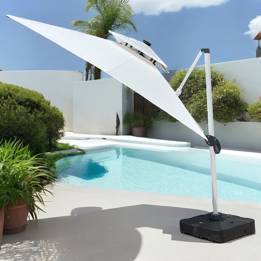 Ember 3mx3m LED Iluminated Parasol