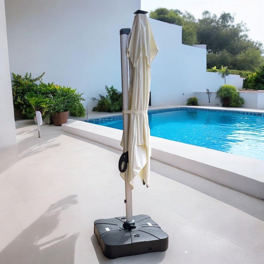 Ember 3mx3m LED Iluminated Parasol