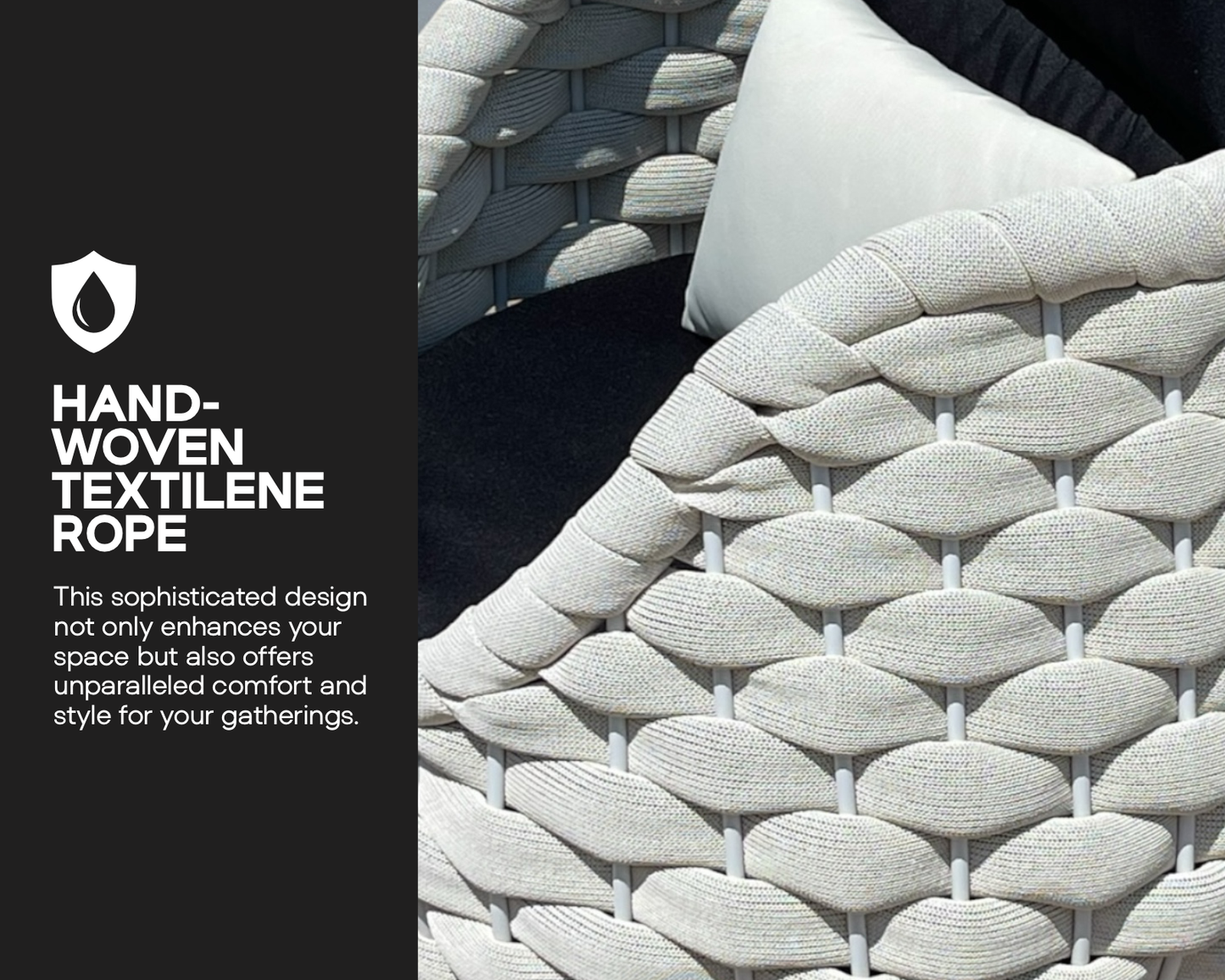 Taho Chunky Weave Sofa Set