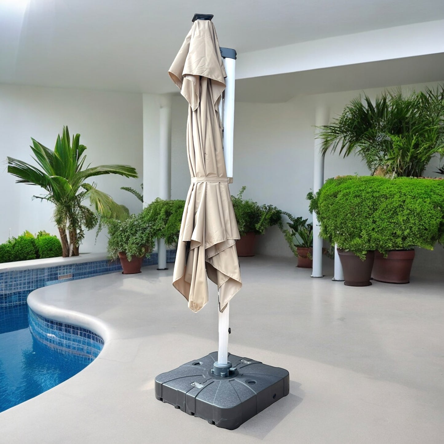 Ember 3mx3m LED Iluminated Parasol