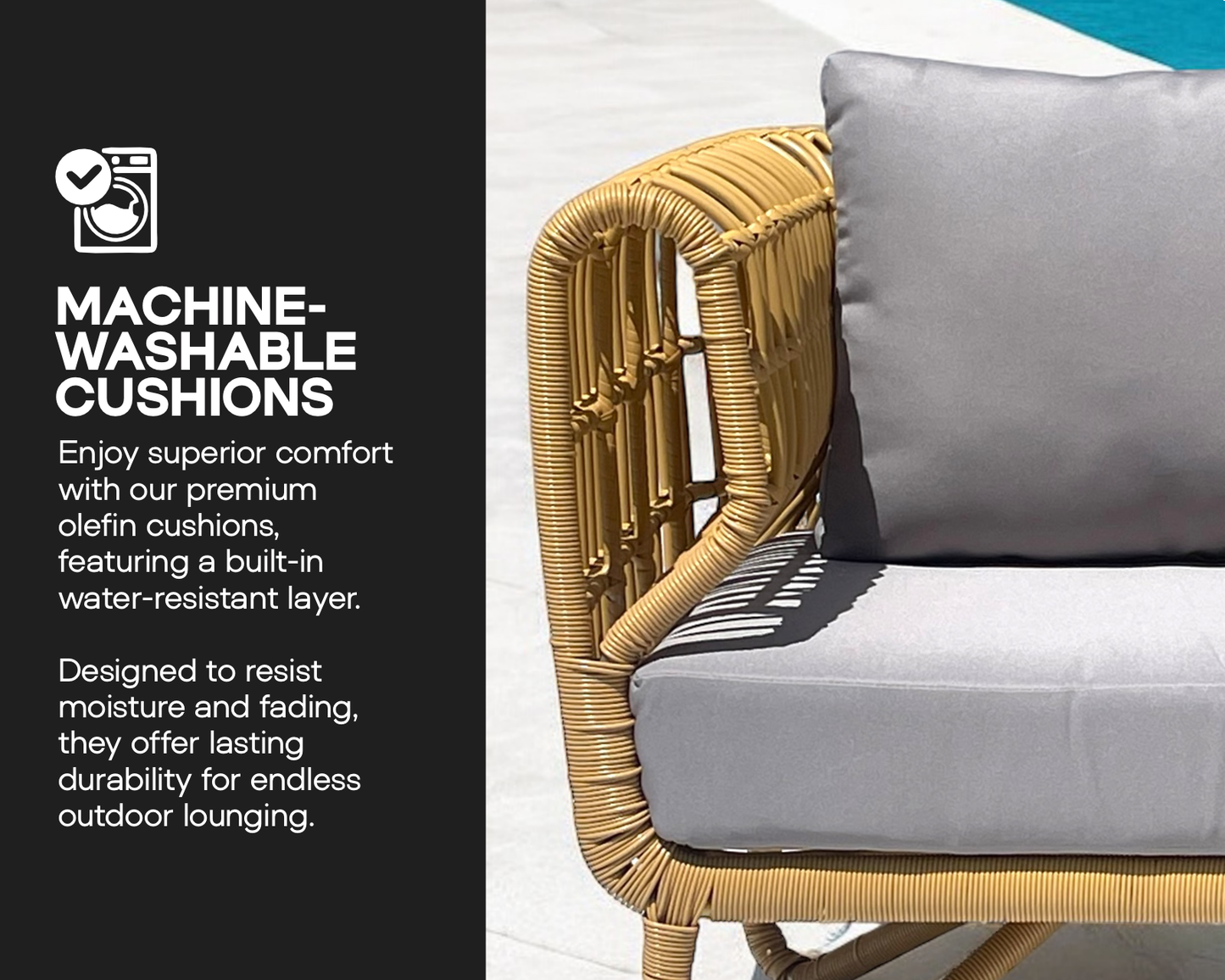 Sofia patio lounge set