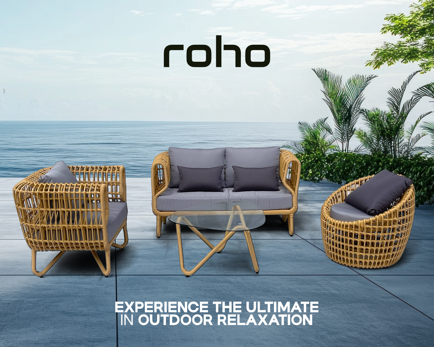 Sofia patio lounge set