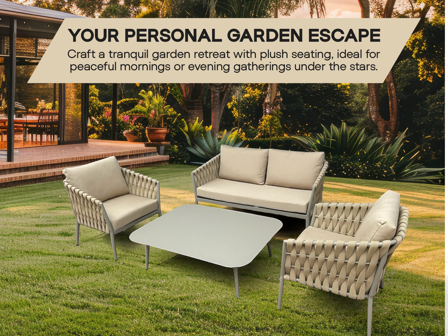 Girona patio set