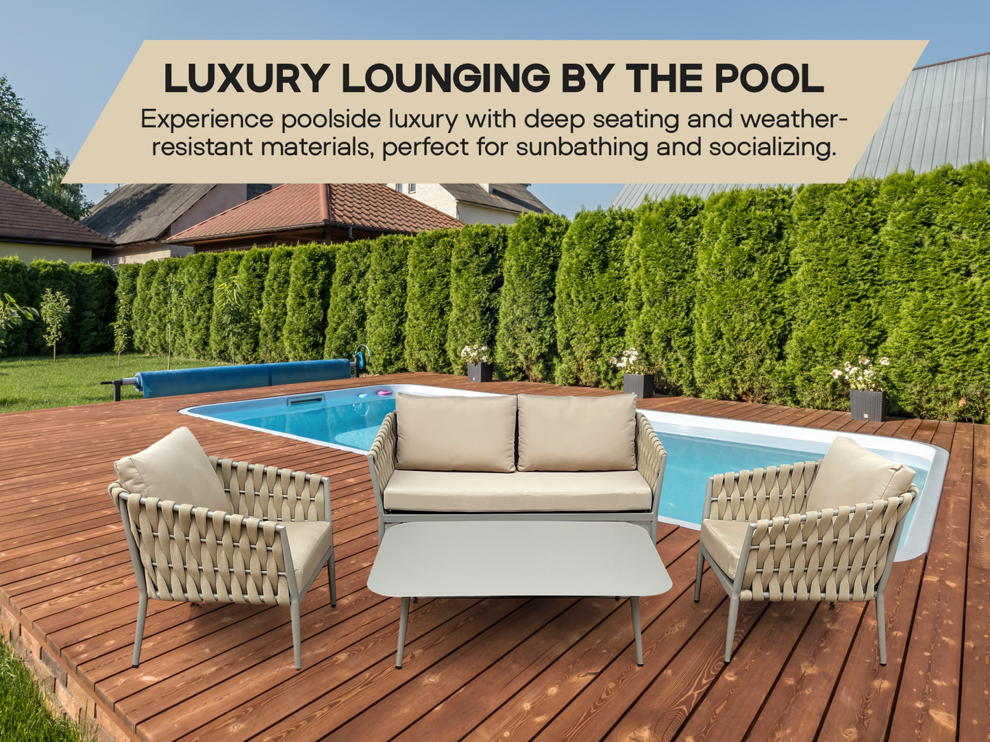 Girona patio set
